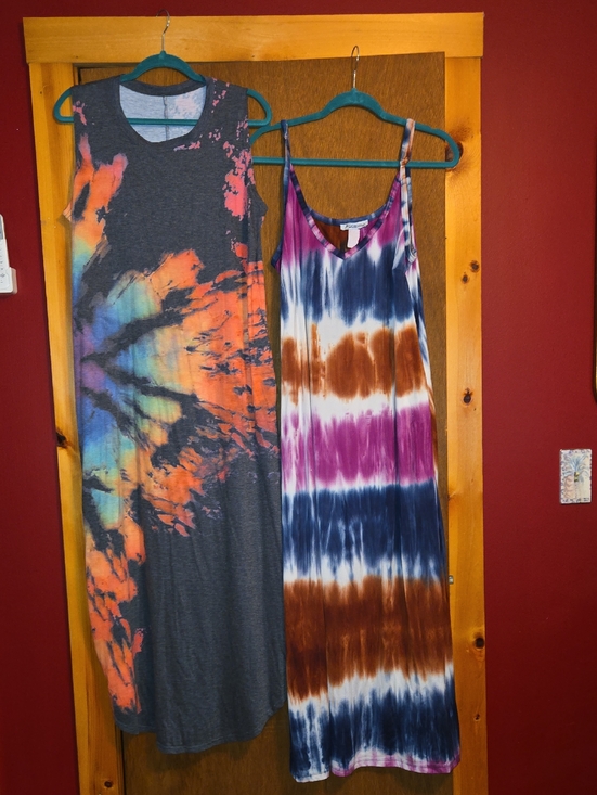 Dresses & Skirts - Tie-Dye Maxi Dresses - Multicolor